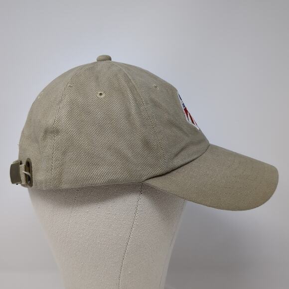 US Ski Team Powered By Dannon Baseball Cap Brown One Size Adjustable Embroidered - Picture 5 of 10